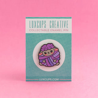 Yarn Baaa-ll Enamel Pin