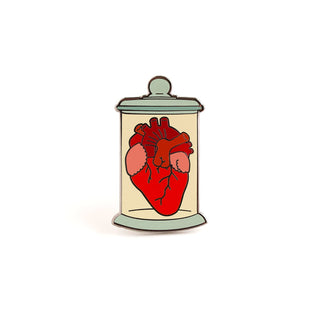 Heart Jar Enamel Pin