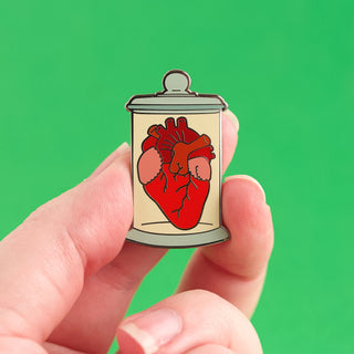 Heart Jar Enamel Pin
