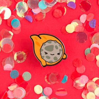 Meteor Mike Enamel Pin