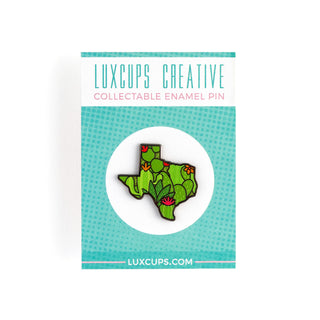 Texas Cacti Enamel Pin