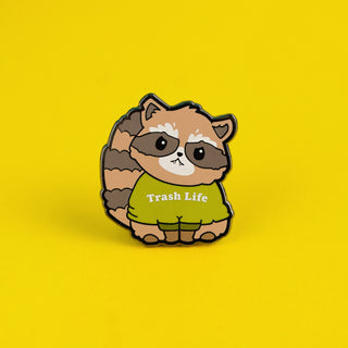Raccoon Enamel Pin