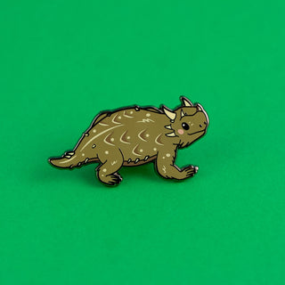 Horned Toad Enamel Pin