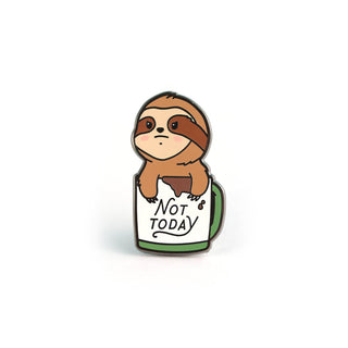 Sloth Mug Enamel Pin