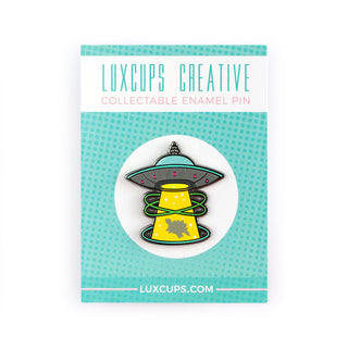 Stego UFO Enamel Pin