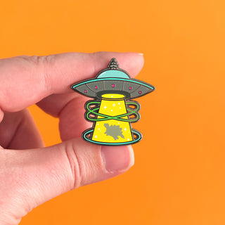 Stego UFO Enamel Pin