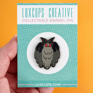 Mothman Enamel Pin