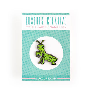 Praying Mantis Enamel Pin