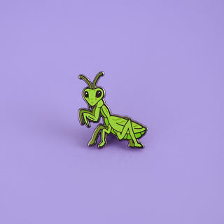 Praying Mantis Enamel Pin