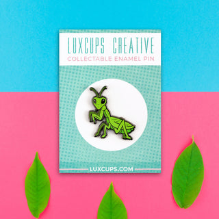 Praying Mantis Enamel Pin