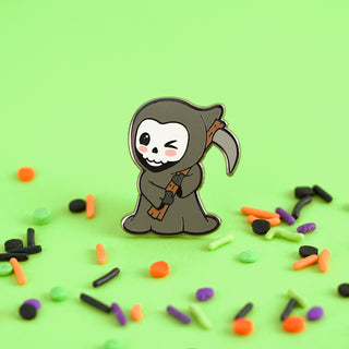 Grim Reaper Enamel Pin