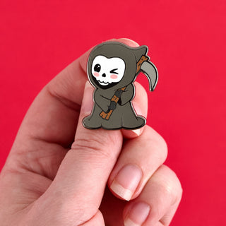 Grim Reaper Enamel Pin