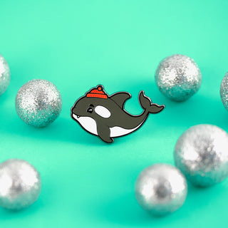 Orca Enamel Pin